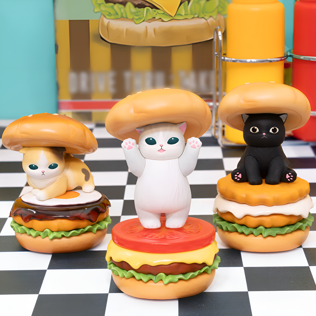 mofusand GPS BOX Hamburger Meow Figure Collection
