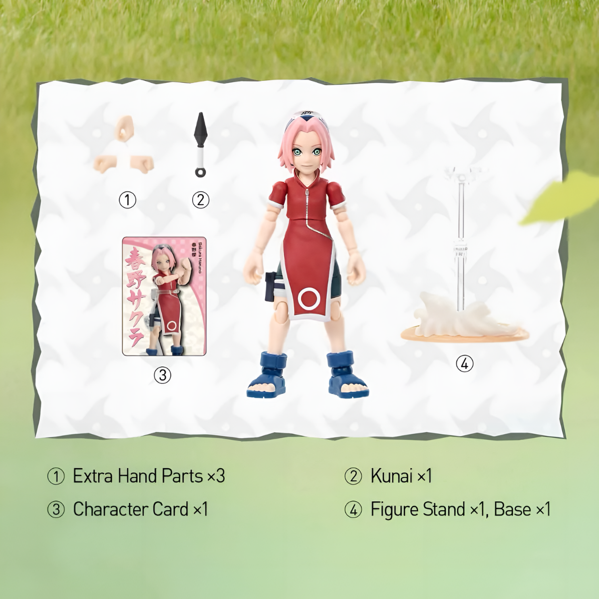 POP Action Classic NARUTO-Chunin NAME Exam Arc Series Figures