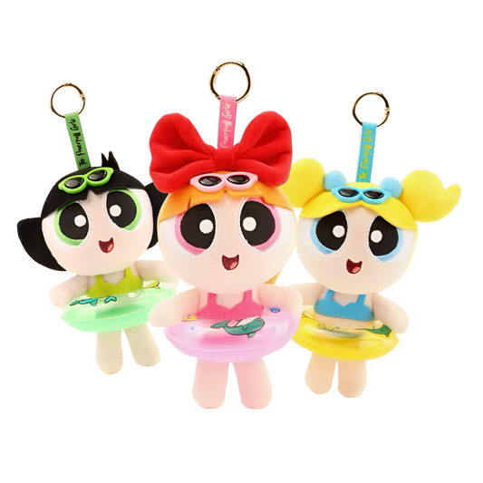 The Powerpuff Girls Summer Party Series Plush Pendant