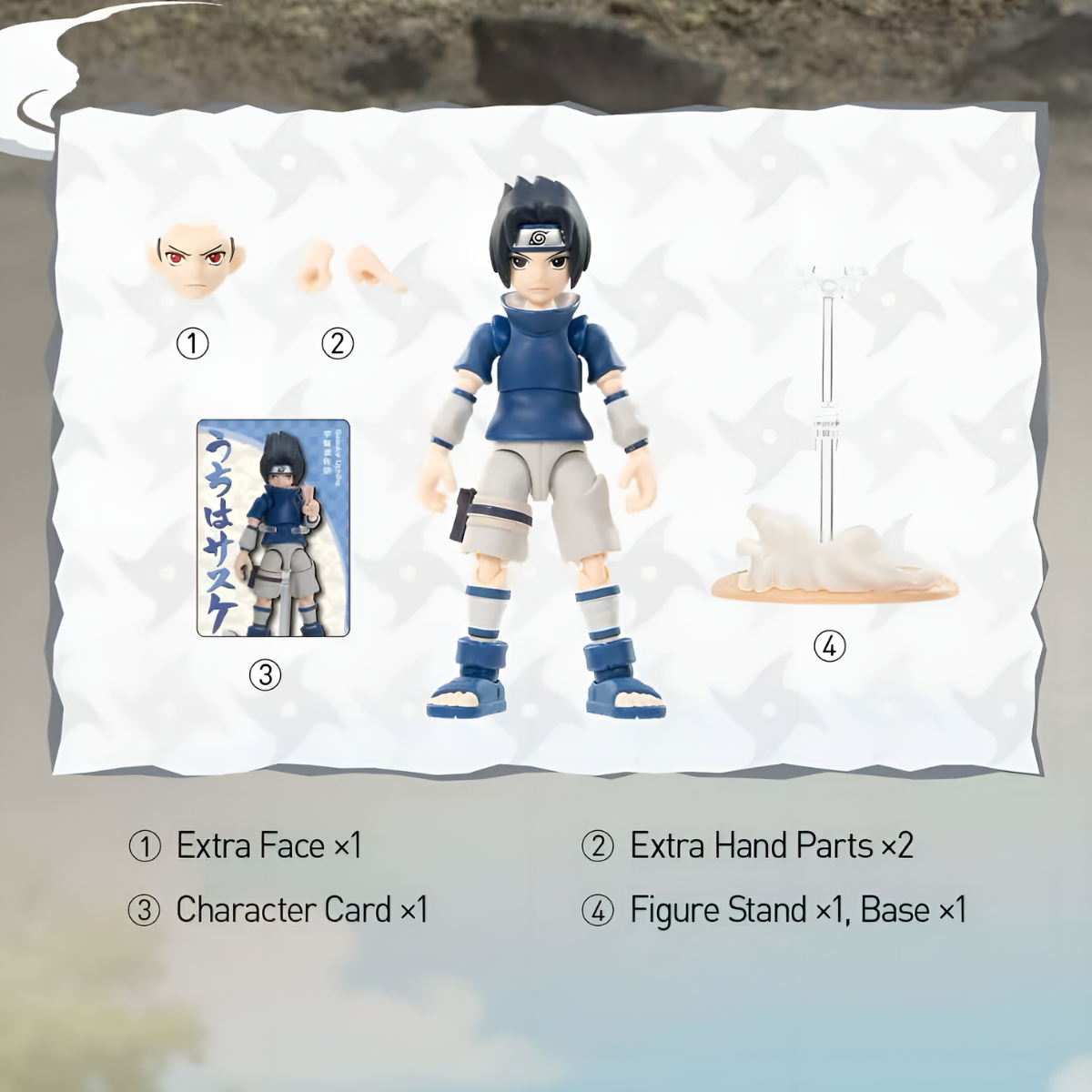 POP Action Classic NARUTO-Chunin NAME Exam Arc Series Figures