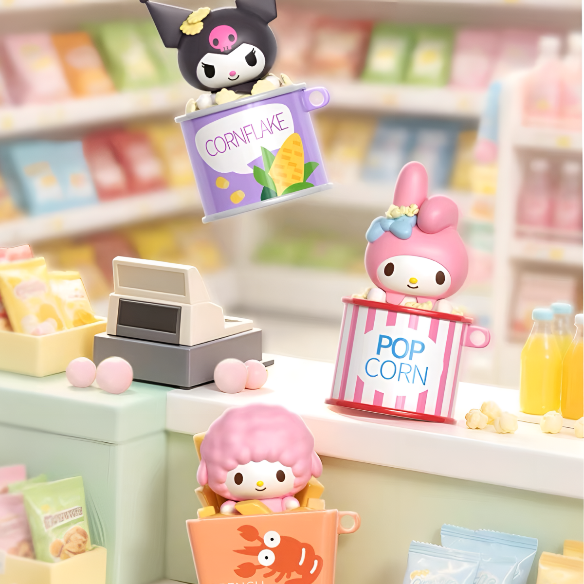 Sanrio Characters Snack Series Figures Blind Box