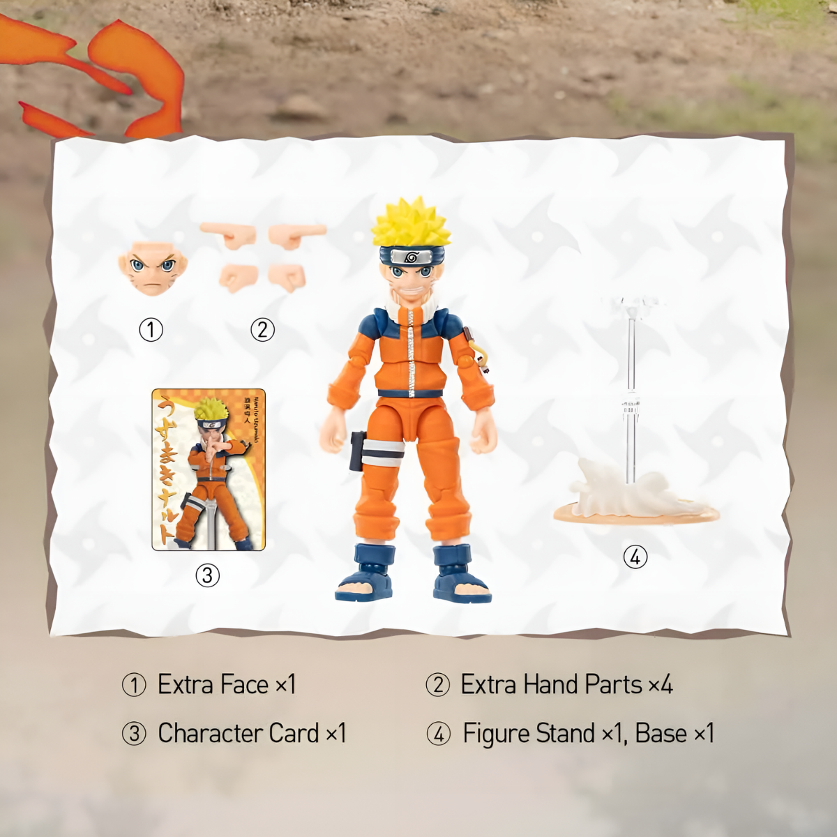 POP Action Classic NARUTO-Chunin NAME Exam Arc Series Figures