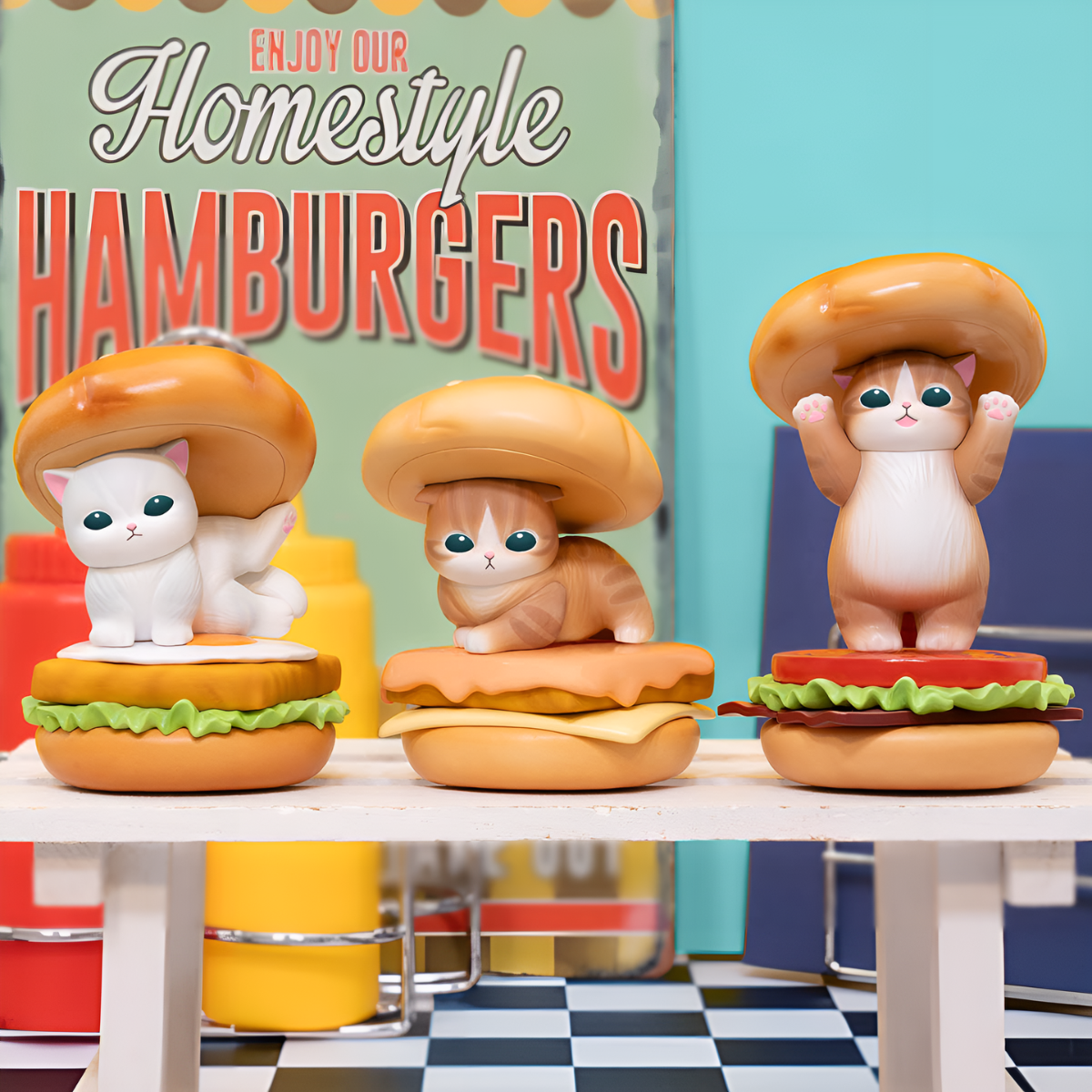 mofusand GPS BOX Hamburger Meow Figure Collection