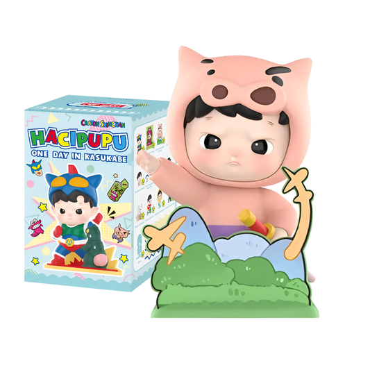 HACIPUPU × CRAYON SHINCHAN One Day in Kasukabe Series Figures