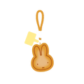 Miffy Cookie Sandwich Plush Pendant
