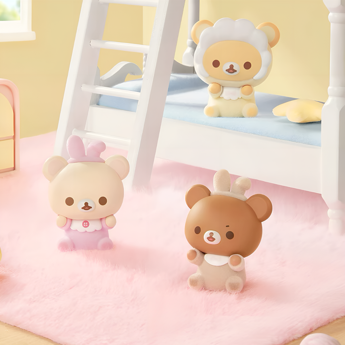 Rilakkuma Minna de Usausababy Series Figures Blind Box