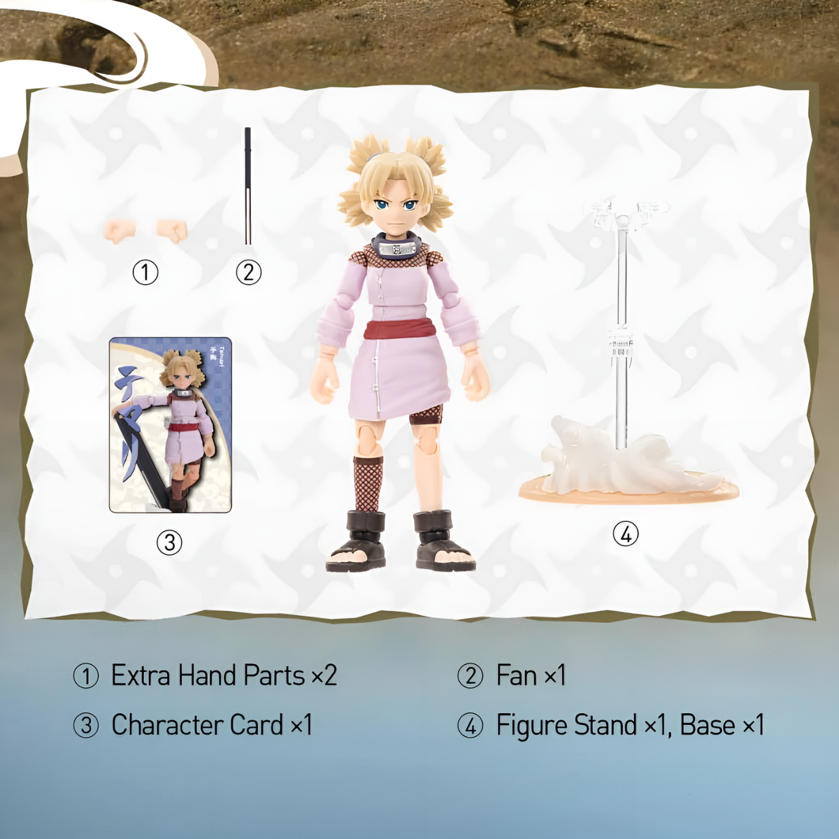 POP Action Classic NARUTO-Chunin NAME Exam Arc Series Figures