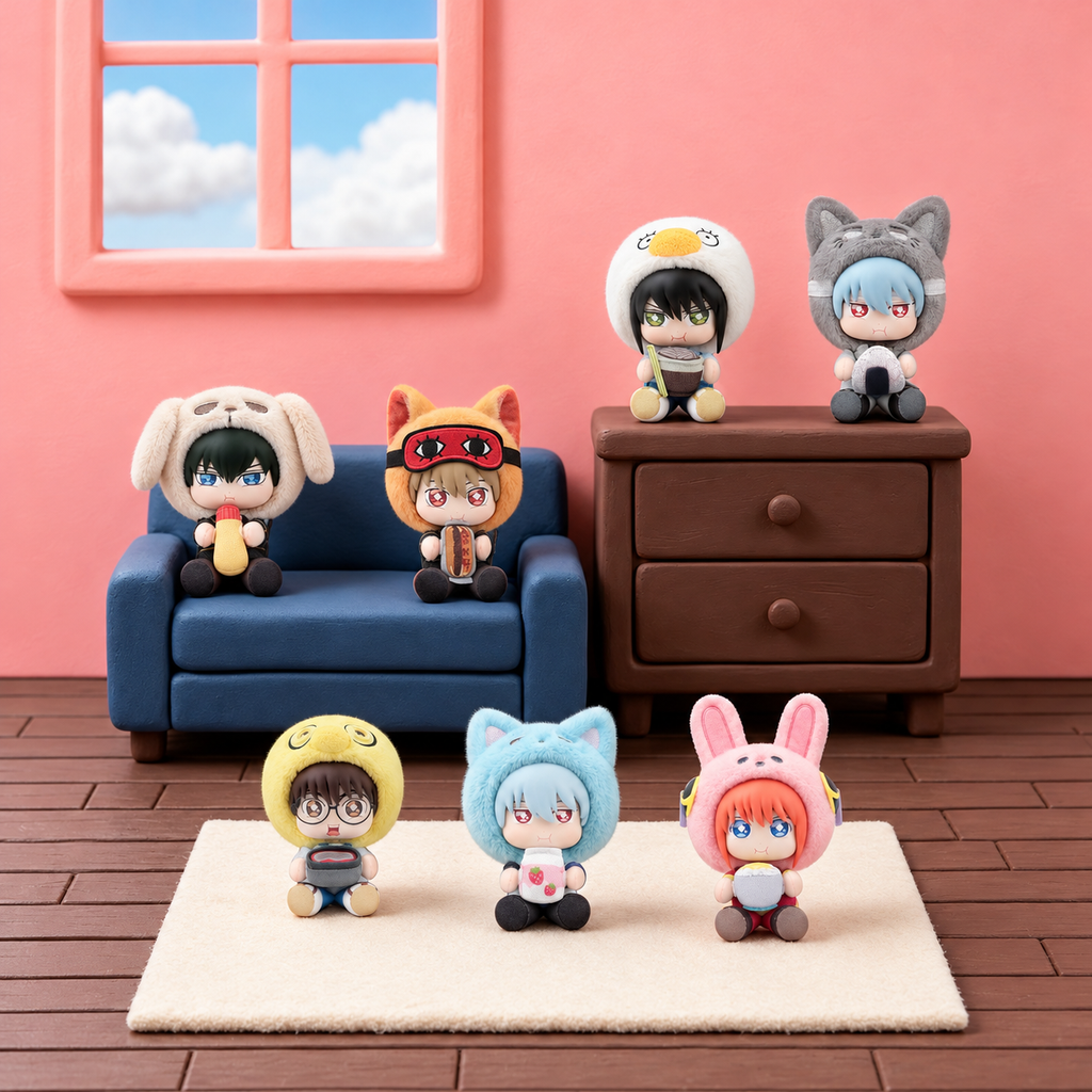 Gintama Full Belly Series Plush Pendant Blind Box