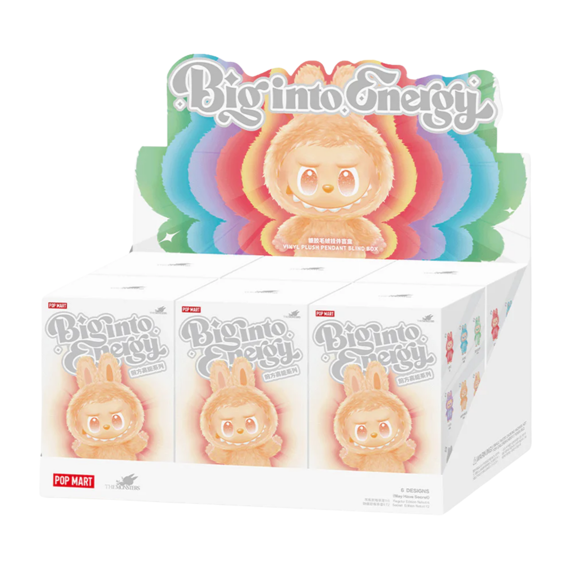 POPMART Big into Energy Labubu ラブブ　1BOX POPMART: LABUBU Big into Energy V3 - Blind and Confirmed Box | AU