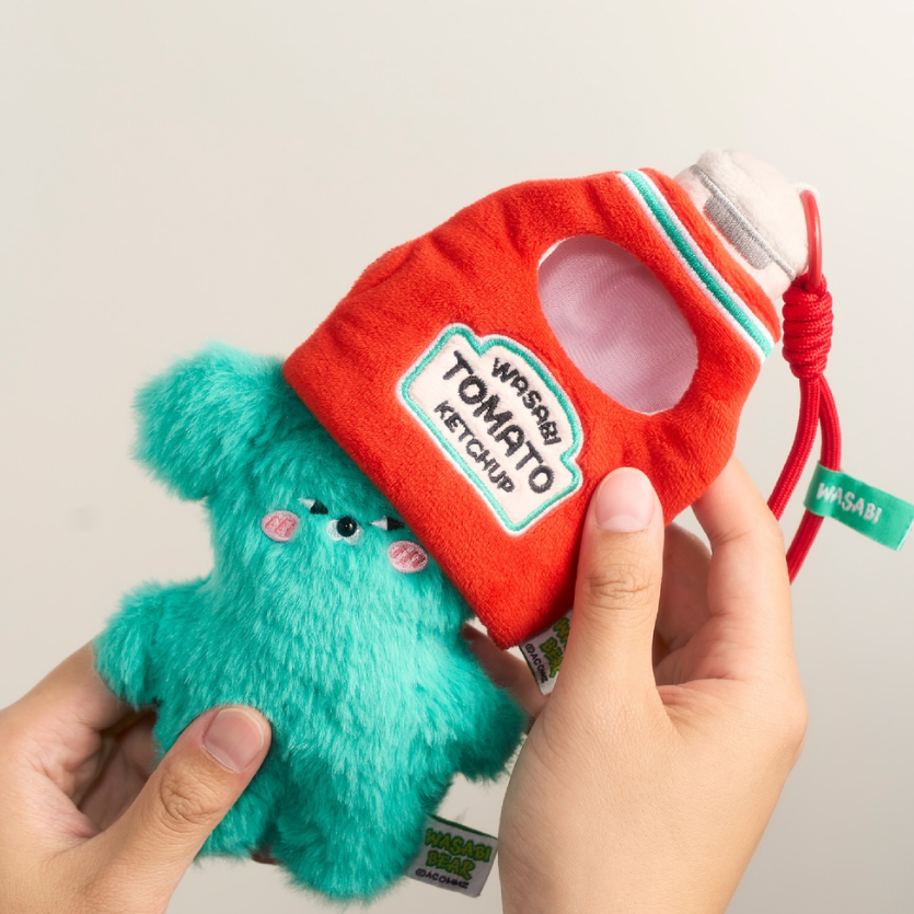 WASABI BEAR Flavor Series Plush Keychain Blind Box