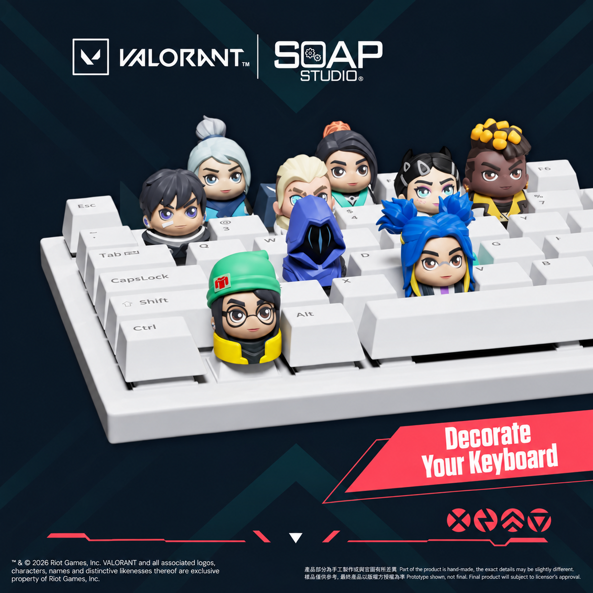 VL800A Valorant Keycaps Blind Box