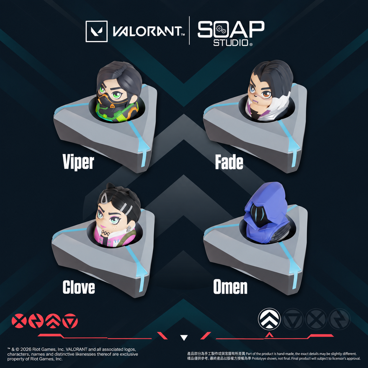 VL800A Valorant Keycaps Blind Box