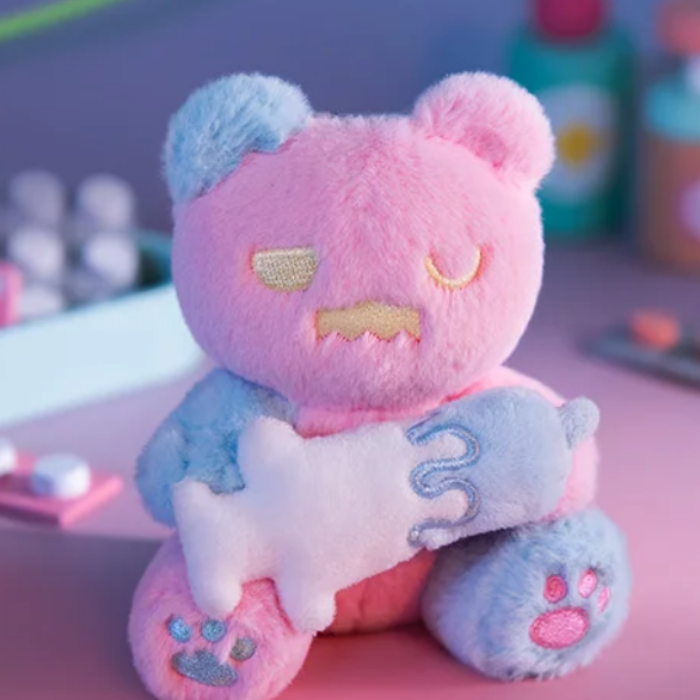 FINDING UNICORN ShinWoo Ragbear Clinic Plush Keychain Blind Box