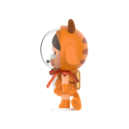 POP MART - Crybaby Space Cat Figurine-Orange