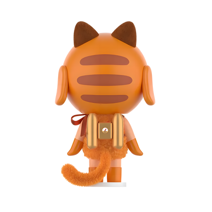 POP MART - Crybaby Space Cat Figurine-Orange