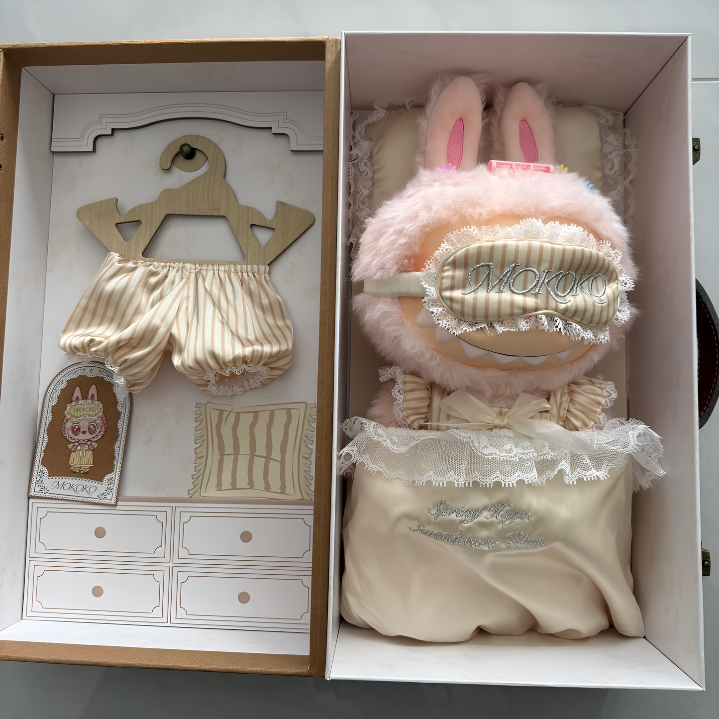 The Monster Mokoko Wake Up in Spring Days Series Vinyl Plush Doll