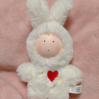 Anthony Fuji Rabbit 20th Anniversary Fluffy Love Series Plush Keychain Blind Box