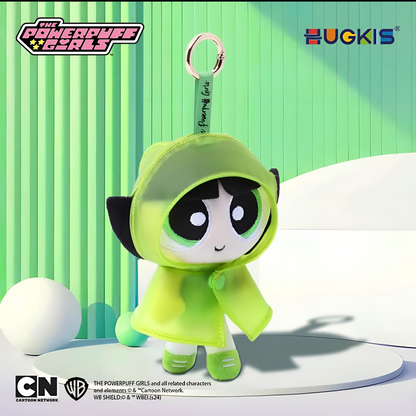 HUGKIS The Powerpuff Girls Rain Coat Series Pendant Plush