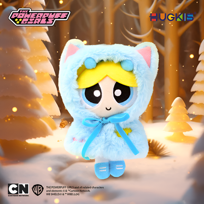 HUGKIS The Powerpuff Girls Animal Cape Series Pendant Plush
