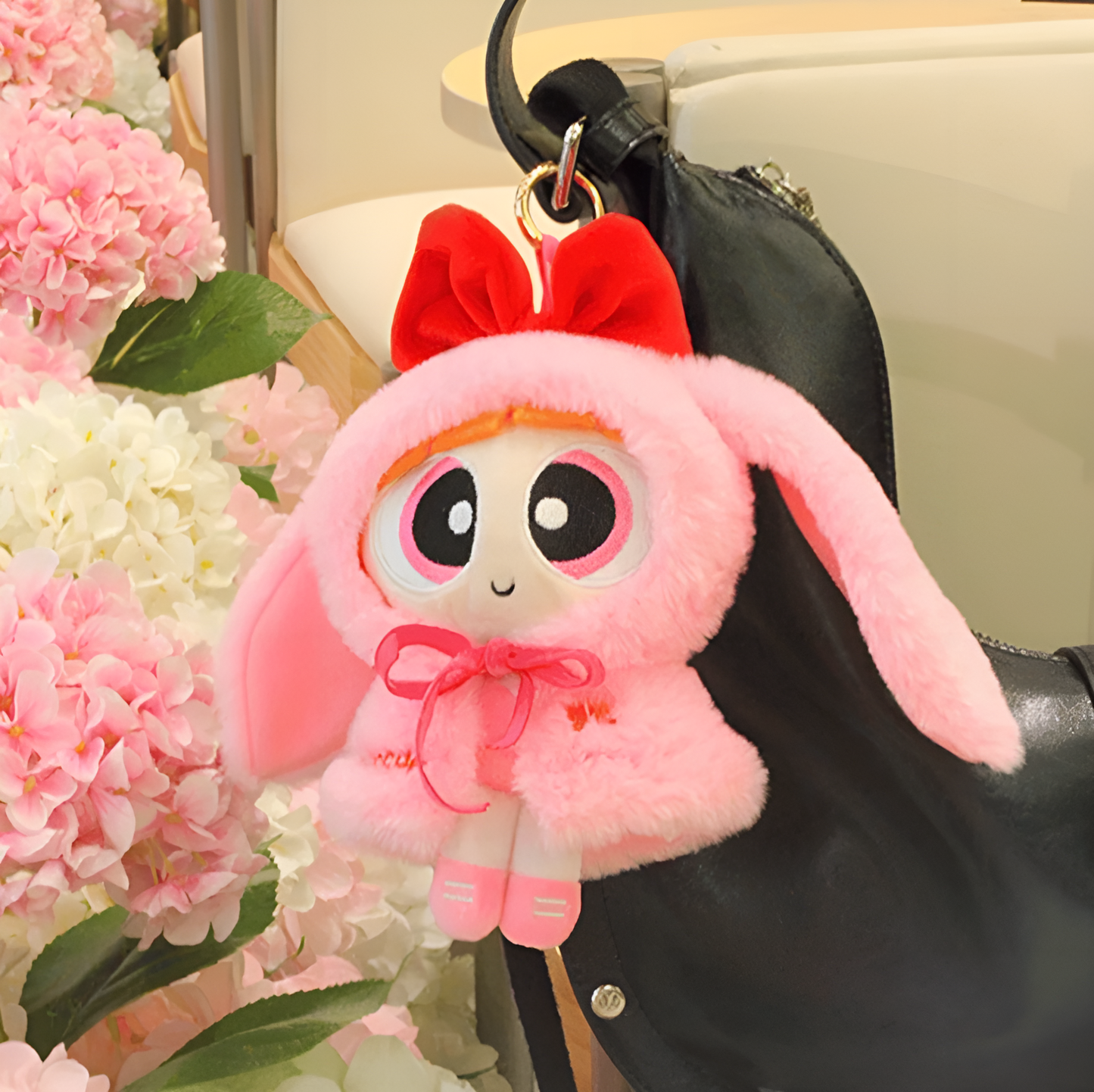 HUGKIS The Powerpuff Girls Animal Cape Series Pendant Plush