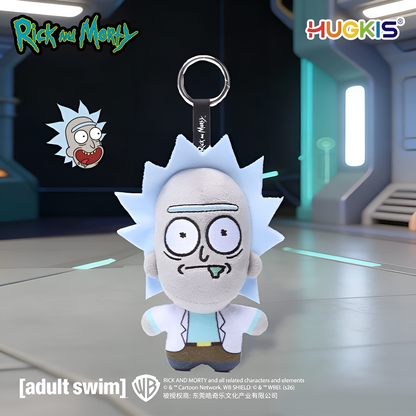 HUGKIS x Adult Swim Rick and Morty Pendant Plush