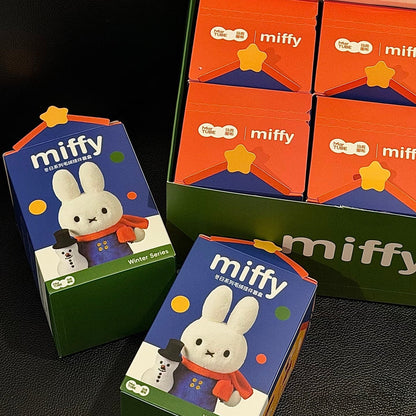 Miffy Winter Series Plush Keychain Blind Box