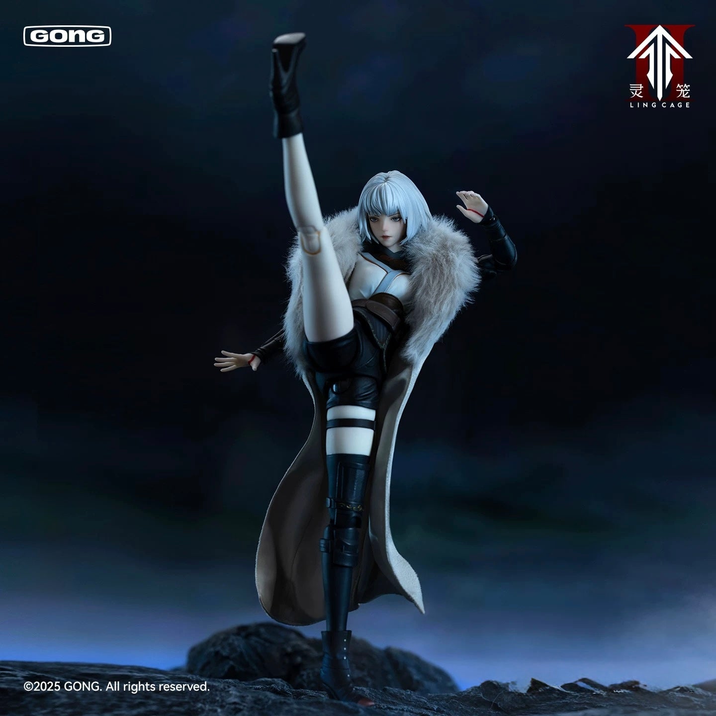 GONG x POP MART - Ling Cage Bai Yuekui 1/8 Action Figure