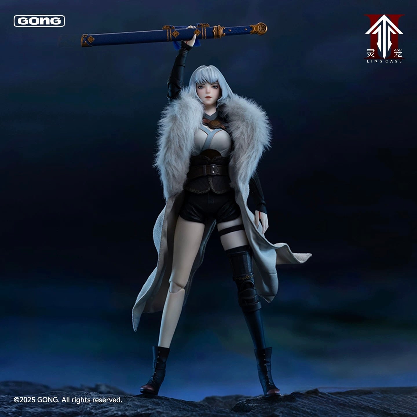 GONG x POP MART - Ling Cage Bai Yuekui 1/8 Action Figure
