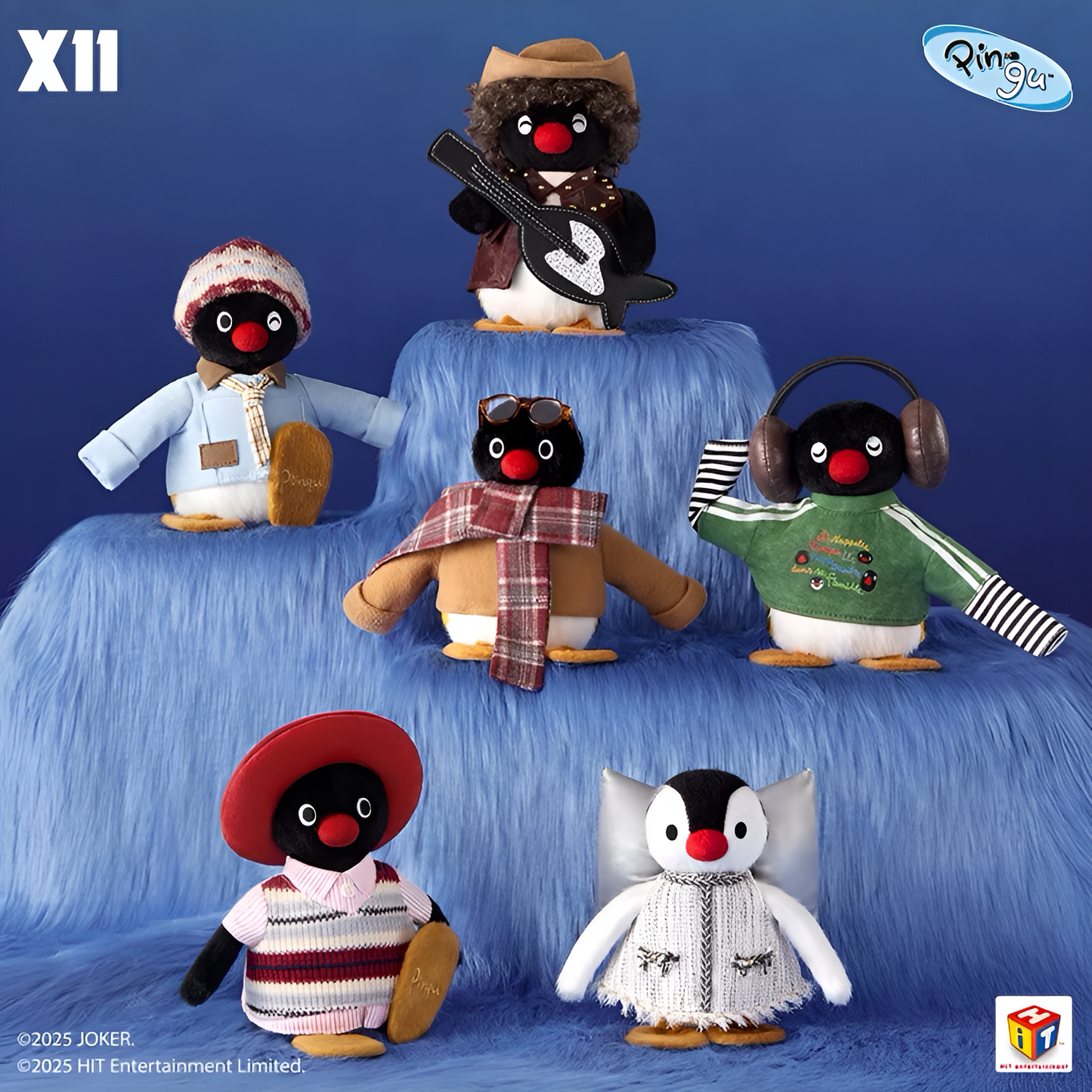 [AU STOCK] PINGU 45th Anniversary Vintage OOTD Series Plush Blind Box