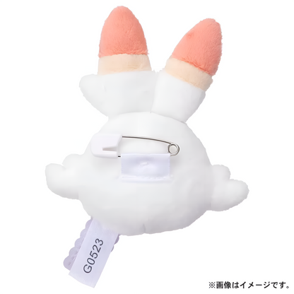 PokePeace Stuffed Badge Scorbunny