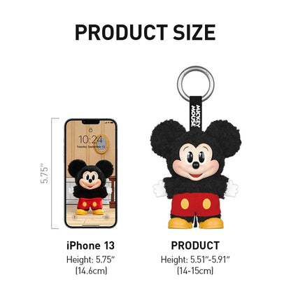 POP MART Mickey Family Cute Together Keychain Blind Box