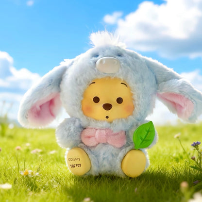 Disney Winnie The Pooh Happy Farm Series Figure Plush Keychain Blind Box
