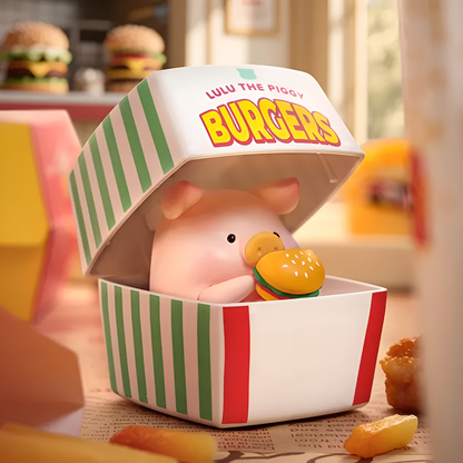 TOYZERO+ LuLu The Piggy -Burger Express Movable Series Blind Box