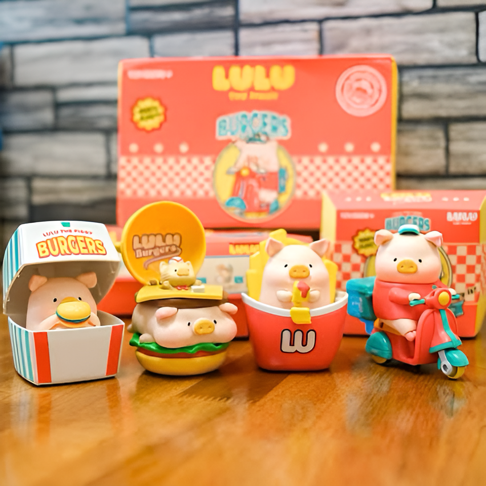 TOYZERO+ LuLu The Piggy -Burger Express Movable Series Blind Box
