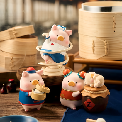 TOYZERO+ LuLu The Piggy Lu's Little Restaurant Series Figures Blind Box