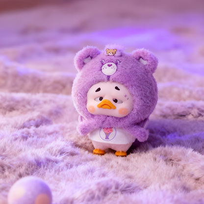 Upsetduck x Carebears Neon Sweetheart Duck Plush Keychain Blind Box