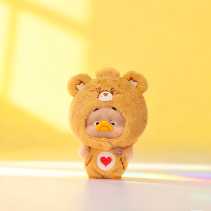 Upsetduck x Carebears Neon Sweetheart Duck Plush Keychain Blind Box