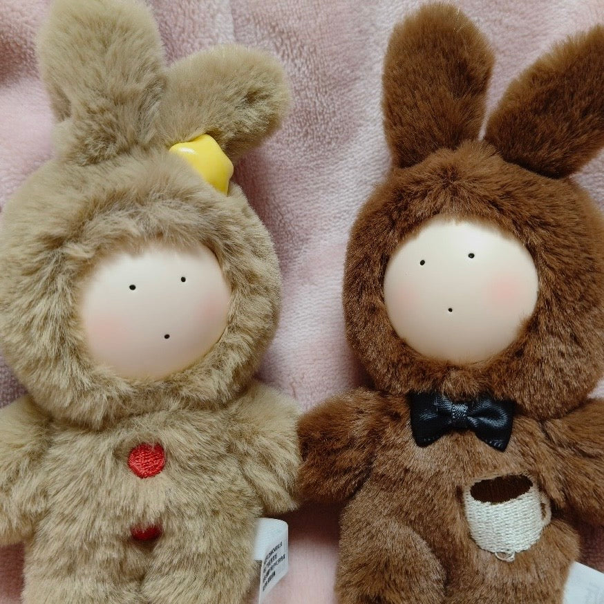 Anthony Fuji Rabbit 20th Anniversary Fluffy Love Series Plush Keychain Blind Box