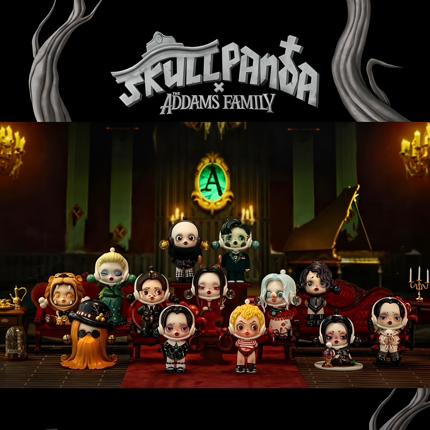 SKULLPANDA The Addams Family Series