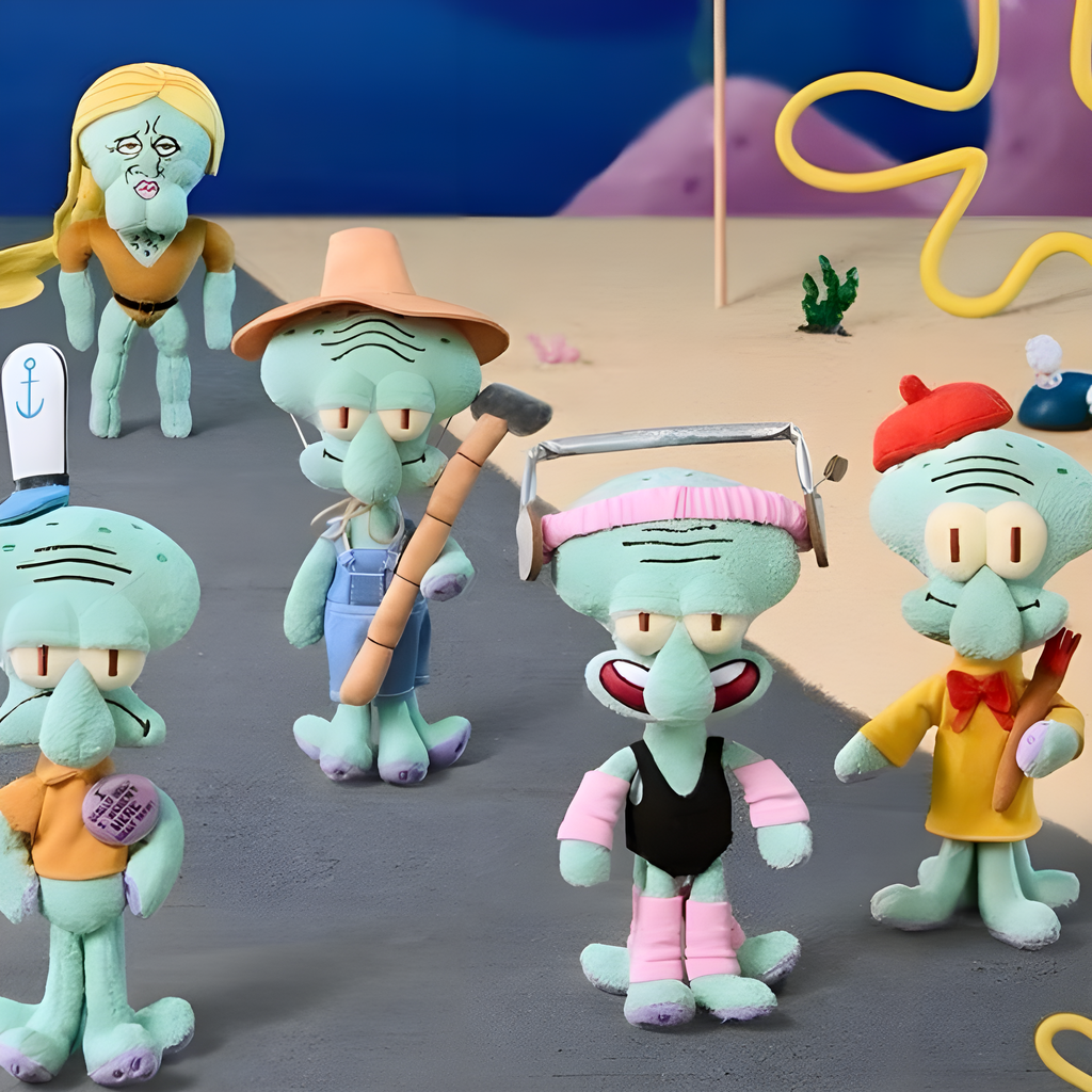 SpongeBob SquarePants A Day in the Life of Squidward Series Plush Blind Box