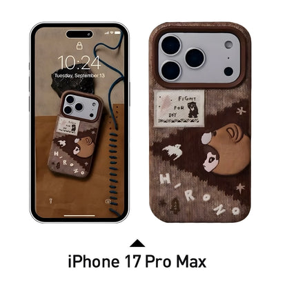 Hirono Road Journal Series-Knitted Phone Case