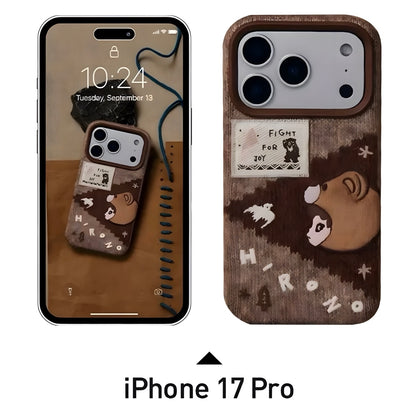Hirono Road Journal Series-Knitted Phone Case