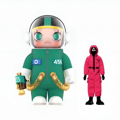 MEGA SPACE MOLLY 400% + Action Figure Squid Game Set