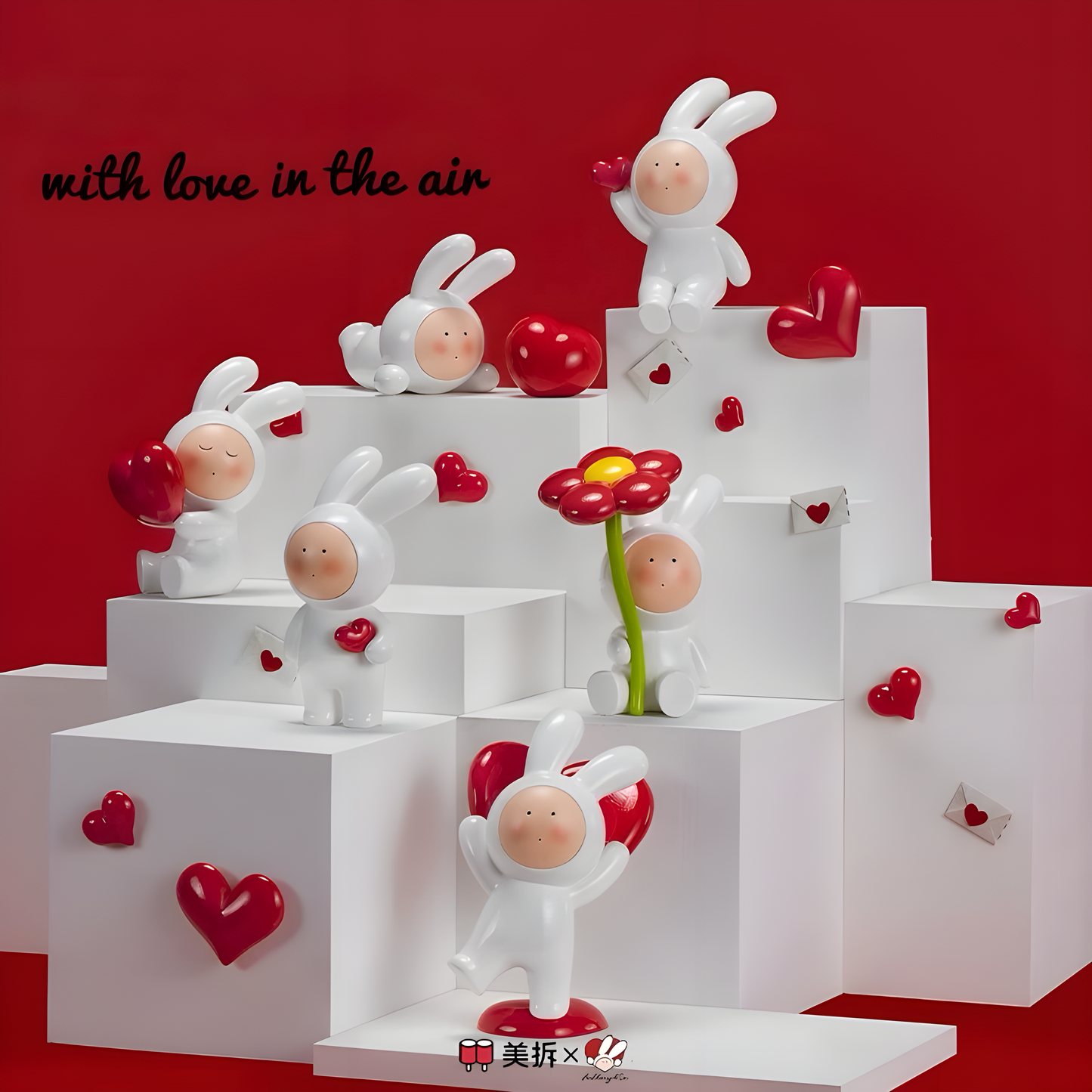 Anthony Fuji Rabbit With Love In The Air Series Figure Blind Box