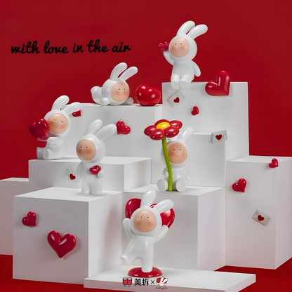 Anthony Fuji Rabbit With Love In The Air Series Figure Blind Box