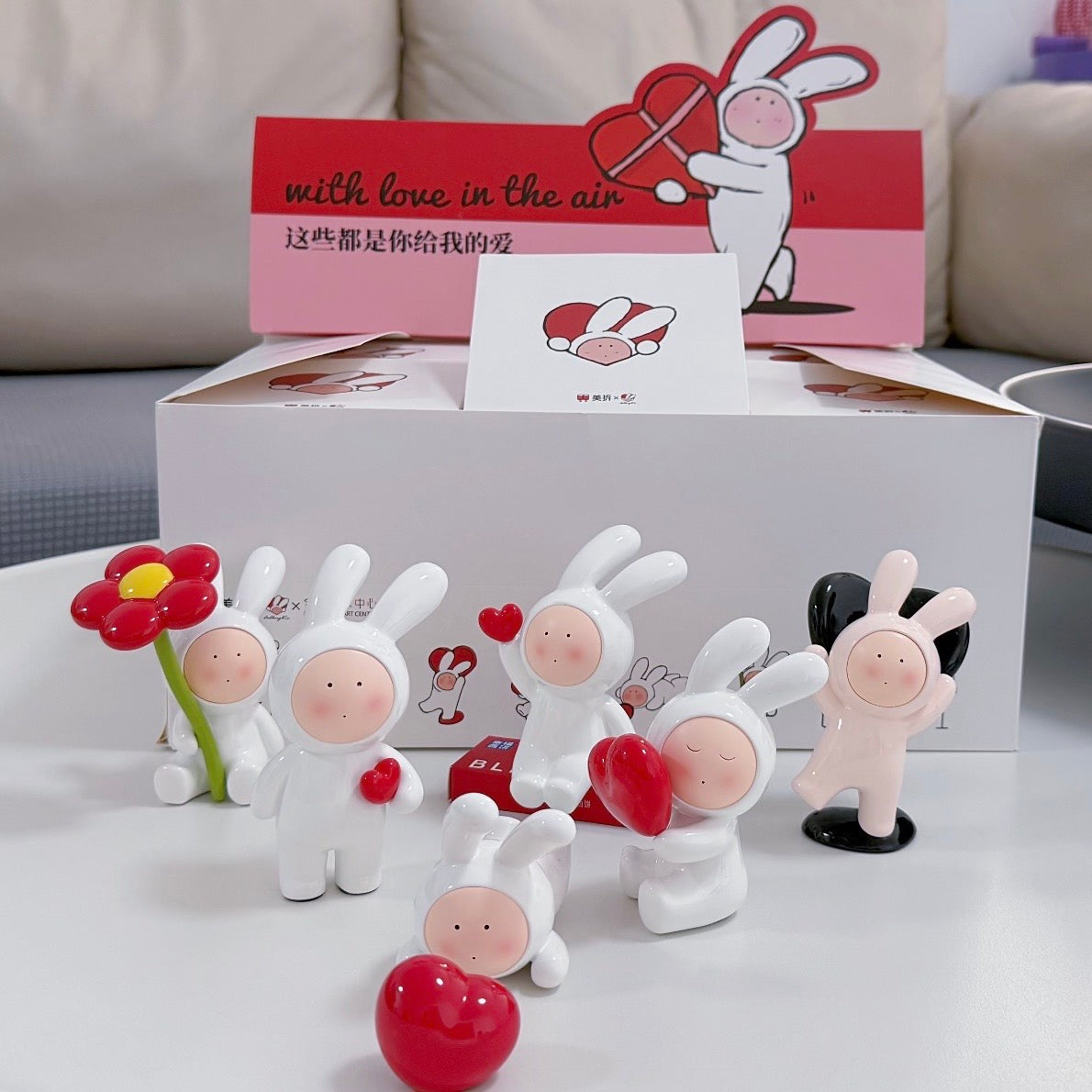Anthony Fuji Rabbit With Love In The Air Series Figure Blind Box