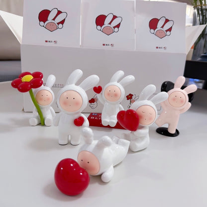 Anthony Fuji Rabbit With Love In The Air Series Figure Blind Box