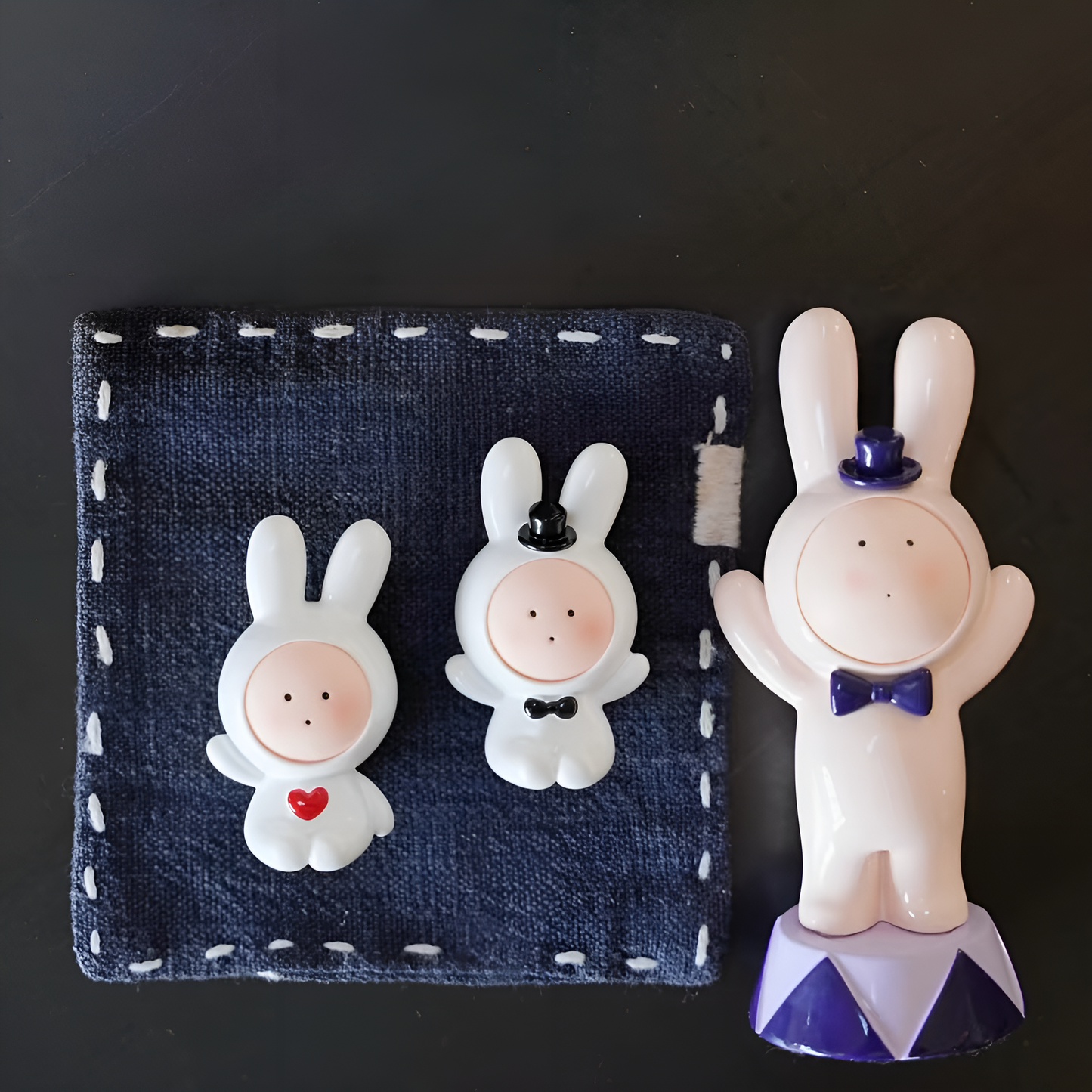 Teeny Mini Anthony Rabbit - 20th Anniversary Artist Series Mini Bean Figures