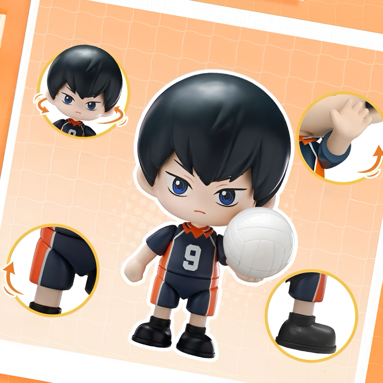Keepplay Haikyuu!! Flying Volleyball Series Zippie Figure Blind Box