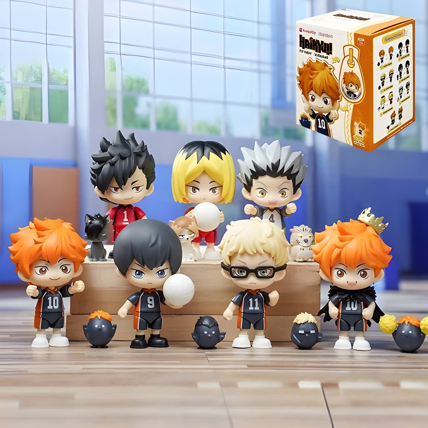 Keepplay Haikyuu!! Flying Volleyball Series Zippie Figure Blind Box